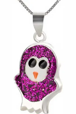 schmuck23 Kettenanhänger Kinder Anhänger Kette Eule 925 Silber (Halskette mit Anhänger), Silberanhänger Kettenanhänger Kinderschmuck Halskette - Verkäufer: