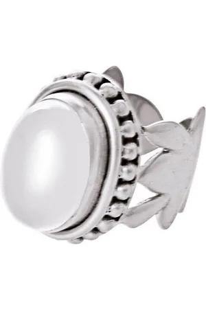 BRIGITTE VON BOCH Fingerring Banquo Ring Versilbert Weiss - Verkäufer: