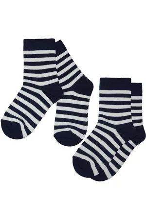 WERI SPEZIALS Strumpfhersteller GmbH Basicsocken Kinder Socken 2-er Pack >>Farbige Ringel<< aus Baumwolle (Set) - Verkäufer: Strumpf-Welt GbR