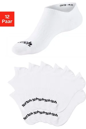 Bench Sportsocken (Packung, 12-Paar) Sneakersocken verschwinden im Schuh
