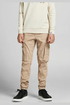 JACK & JONES Cargohose JPSTPAUL JJFLAKE 1075 CROCKERY NOOS JNR