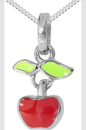 Ostsee-Schmuck Kette mit Anhänger - Apfel - Silber 925/000 -, (2-tlg) - Verkäufer: