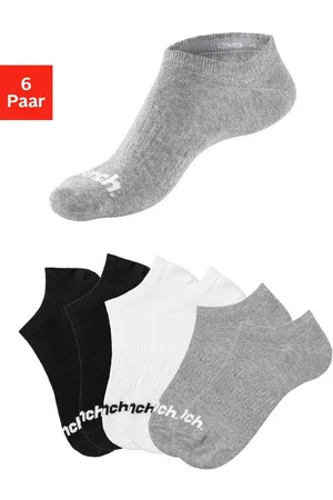 Bench Sportsocken (Packung, 6-Paar) Sneakersocken verschwinden im Schuh