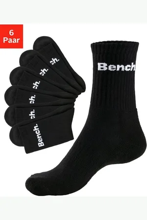 Bench Tennissocken (Packung, 6-Paar) mit Fuß Polsterung