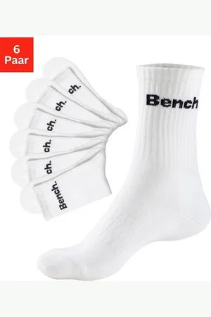 Bench Tennissocken (Packung, 6-Paar) mit Fuß Polsterung