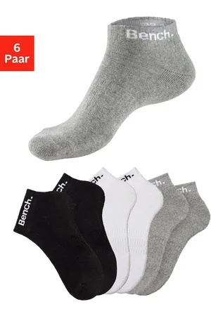 Bench Sportsocken (Packung) Tennis Kurzsocken mit Halbfußfrottee