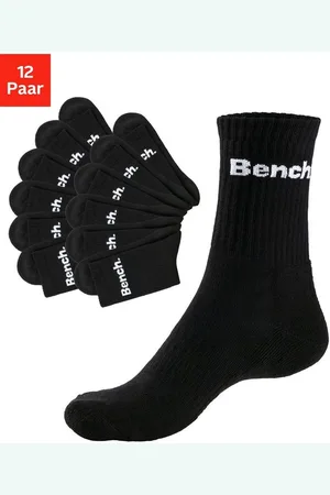 Bench Tennissocken (Packung, 12-Paar) mit Fuß Polsterung