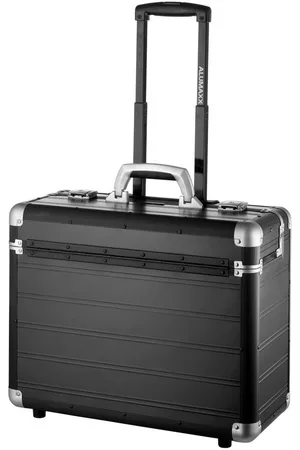 Alumaxx Pilotenkoffer Discovery, matt, 2 Rollen, Handgepäck Koffer, Reisekoffer aus Aluminium