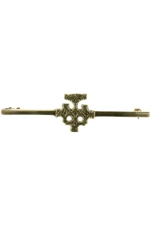 Ostsee-Schmuck Brosche - Hiddensee 15 x 13 mm - Silber 925/000, vergoldet (1-tlg) - Verkäufer: