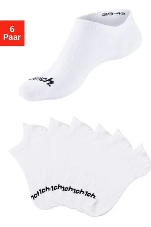 Bench Sportsocken (Packung, 6-Paar) Sneakersocken verschwinden im Schuh