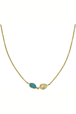 Zeeme Kette mit Anhänger 925 Sterling Silber vergoldet