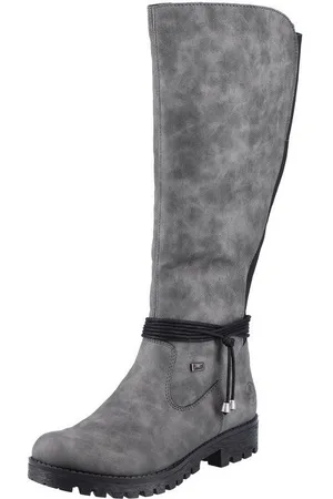 Rieker Winterstiefel, Langschaftstiefel, Stretch, Reißverschluss, mit Warmfutter