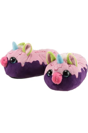 NICI Doo Einhorn Plüsch Hausschuhe im farbenfrohen Look
