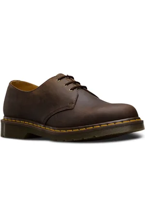 Dr. Martens 3 Eye 1461 Crazy Horse Schnürschuh Freizeitschuh, Halbschuh, Schnürschuh mit Kontrastnaht