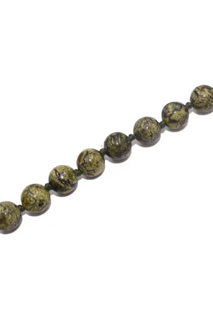 Firetti Collier Schmuck Geschenk Halsschmuck Halskette Farbstein Edelstein Serpentin, Made in Germany - mit Serpentin