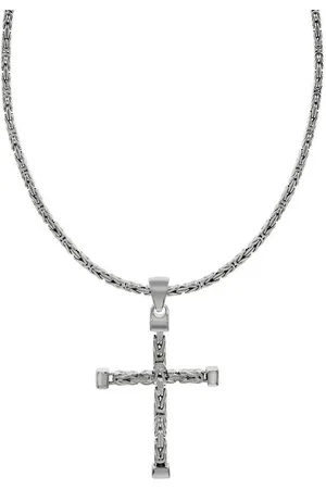 Firetti Kette mit Anhänger Schmuck Geschenk Silber 925 Halsschmuck Halskette 4-kant Königskette, Made in Germany