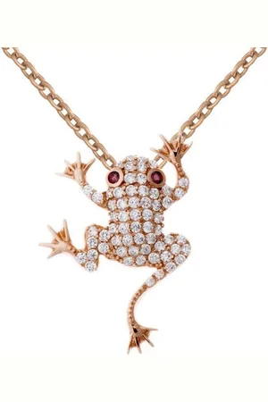 Firetti Kette mit Anhänger Schmuck Geschenk Silber 925 Halsschmuck Halskette Ankerkette Frosch, Made in Germany - mit Zirkonia (synth)