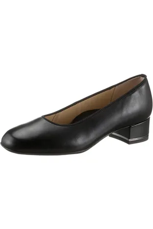 ARA GRAZ Pumps, Abendschuh, Festtagsschuh, Blockabsatz, glänzendes Detail am Absatz