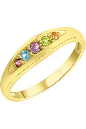 Firetti Fingerring Schmuck Geschenk Silber 925 Silberring Multi, mit Amethyst, Blautopas (behandelt), Citrin, Peridot, Rhodolith