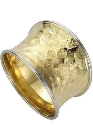 ELLEN K. Fingerring 333 Gold zweifarbig diamantiert