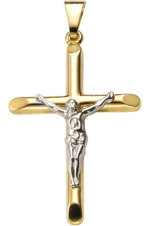 Firetti Kettenanhänger Schmuck Geschenk Gold 333 Halsschmuck Anhänger für Halskette Kreuz