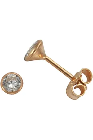 Firetti Paar Ohrstecker Schmuck Geschenk Silber 925 Ohrschmuck Solitär, mit Zirkonia (synth)