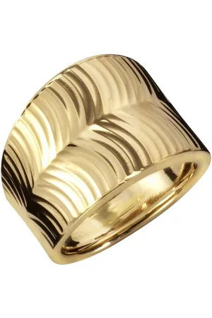 ELLEN K. Fingerring 333 Gold diamantiert