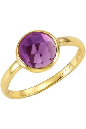 CELESTA Fingerring 375 Gold mit Amethyst