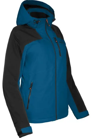 Bergson Regenjacke KURRIKA THERMO Damen Regenjacke, leicht wattiert, 20000 mm Wassersäule, Langgrößen - Verkäufer: