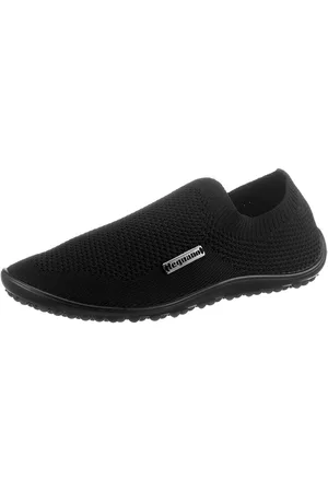 leguano SCIO Barfußschuh Slipper, Freizeitschuh, Bequemschuh mit seitlichem Logo-Emblem