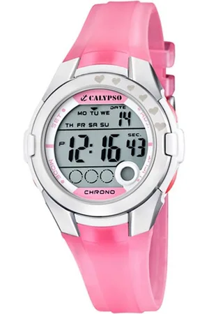 Calypso Chronograph Digital Crush K5571/2, Armbanduhr, Quarzuhr, Damenuhr, digital, Datum, Stoppfunktion