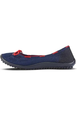leguano STYLE MARITIM Barfußschuh Ballerina, Slipper, Bequemschuh mit modischen Durchzügen