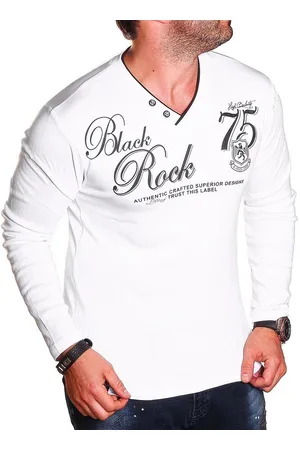 Blackrock Henleyshirt Langarm-Henleyshirt mit Farbdruck - Verkäufer: Zahida Fashion GmbH