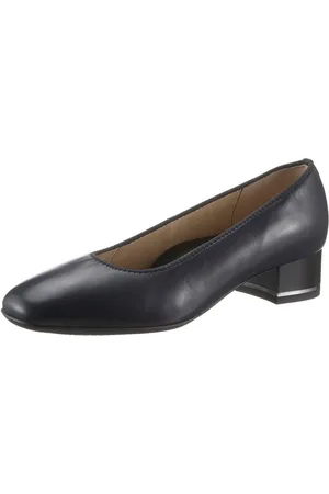 ARA GRAZ Pumps, Abendschuh, Festtagsschuh, Blockabsatz, glänzendes Detail am Absatz