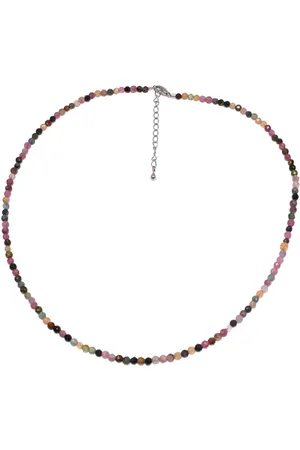 Firetti Collier Schmuck Geschenk Halsschmuck Halskette Farbstein Edelstein Turmalin, Made in Germany - mit Turmalin