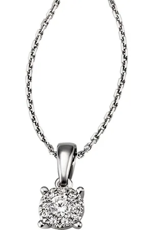 Firetti Kette mit Anhänger Schmuck Geschenk Gold 585 Halsschmuck Halskette Goldkette Ankerkette, mit Brillanten