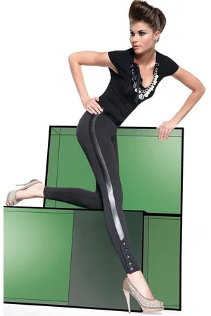 Basbleu Leggings mit Knopfleiste am Knöchel - Verkäufer: Firstclass Trendstore