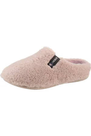 Verbenas YORK Gales Pantoffel, Pantoffel, Hausschuh, Homeslipper in kuscheliger Plüsch-Optik