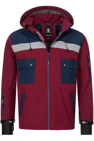 Rock Creek Herren Softshell Jacke H-238 – Wasserabweisend, Winddicht & Atmungsaktiv Mit Abnehmbarer Kapuze