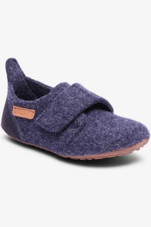 Bisgaard Casual wool Hausschuh Klettschuh mit Lammwolle gefüttert, Größenschablone zum Download