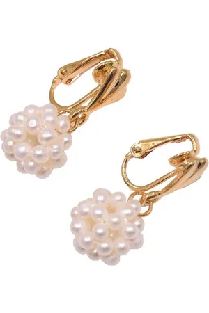 Firetti Paar Ohrhänger Schmuck Geschenk Ohrschmuck Patentbrisur Perlen, Made in Germany - mit Naturperle, Süßwasserzuchtperle