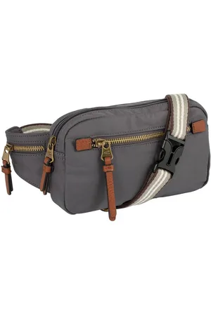 Camel Active Bauchtasche Bari, aus hochwertigem matten Nylon mit gestreiftem Gewebeband