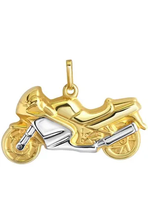 Firetti Kettenanhänger Schmuck Geschenk Gold 375 Halsschmuck Anhänger Halskette Motorrad