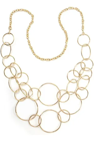 Alessandro Lange Kette Eliza, mit großen Ringen