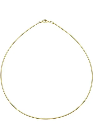 Ostsee-Schmuck Silberkette - Omega 1,7 mm - Silber 925/000, vergoldet -, (1-tlg) - Verkäufer: