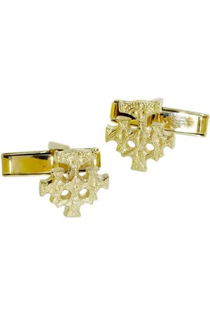 Ostsee-Schmuck Manschettenknöpfe - Hiddensee 15 x 13 mm - Gold 333/000 -, (2-Paar) - Verkäufer: