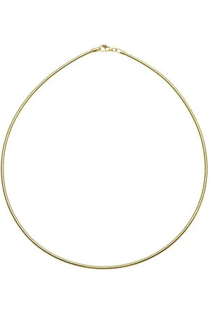 Ostsee-Schmuck Silberkette - Omega 2,2 mm - Silber 925/000, vergoldet -, (1-tlg) - Verkäufer: