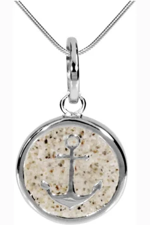 DUR Kette mit Anhänger - Hoffnung - Strandsand - Silber 925/000 -, (2-tlg) - Verkäufer: OSTSEE-SCHMUCK