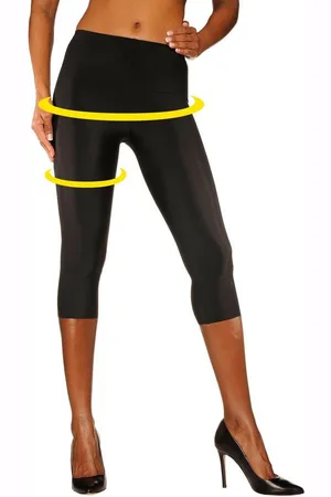 Lascana Caprileggings aus leicht glänzender Qualität, Loungewear