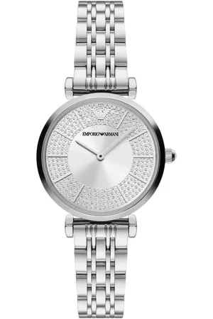 Emporio Armani Quarzuhr AR11445, Armbanduhr, Damenuhr, analog, Edelstahlarmband